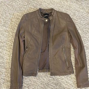 Express size xs leather coat